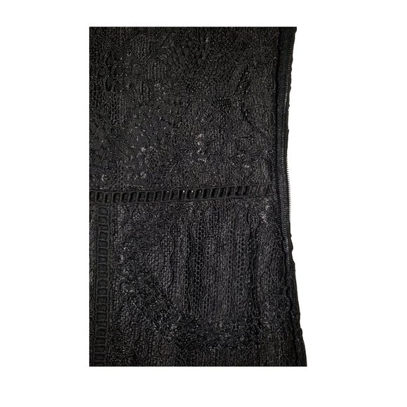 NEW H&M Black Lace Party Cocktail MINI Dress SZ 0 - Picture 4 of 13